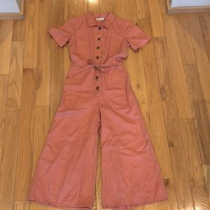 Madewell wide leg jumpsuit Size 0